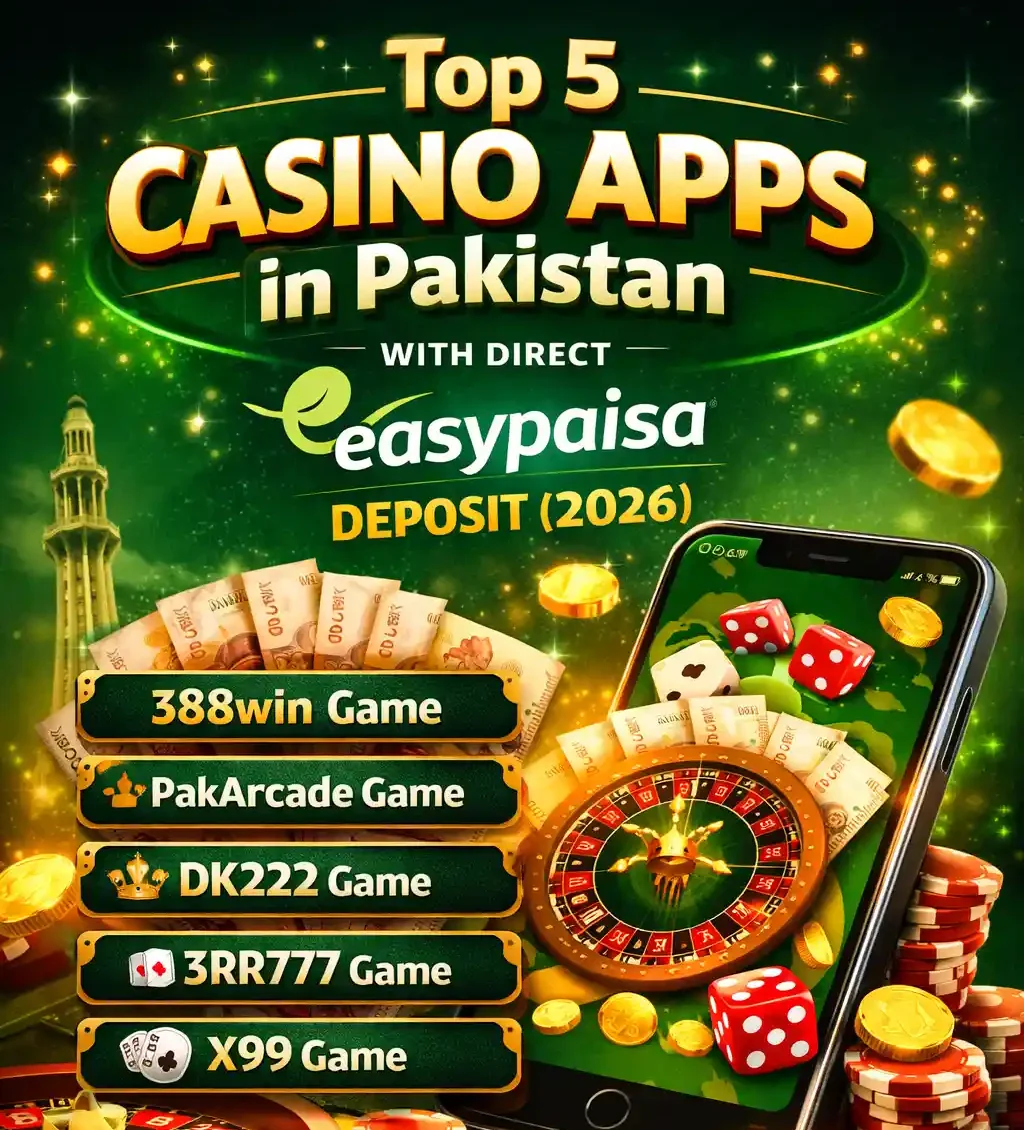 Top 5 Casino Apps in Pakistan